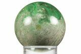 Polished Forest Green Lucin Variscite Sphere - Utah #336534-1